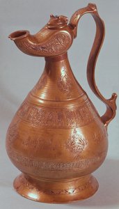 Dzbanek, z Chorasan, Iran, 1218 (miedź)