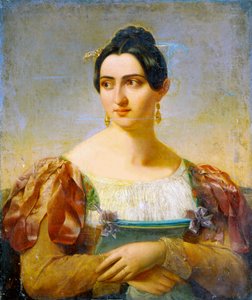 Portret kobiecy, początek XIX w.