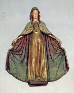 Madonna Miłosierdzia (drewno malowane)