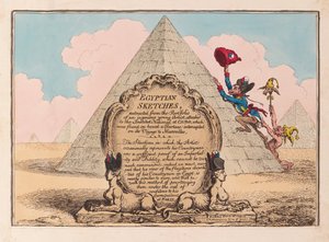 Szkice egipskie, wyd. 1799 (ręcznie kolorowane grawerunki)