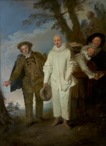 Włoscy komicy, ok. 1720