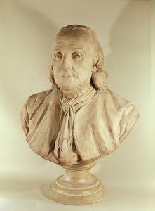 Popiersie Benjamina Franklina (terakota)