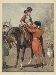 Królowa łowów (chromolitho)