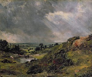Hampstead Heath, staw Branch Hill, 1828
