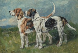 Para Foxhoundów, 1900 (deska)