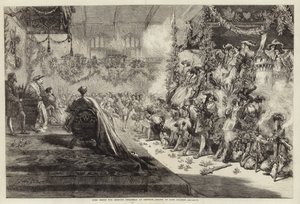 Król Henryk VIII utrzymujący Boże Narodzenie w Greenwich