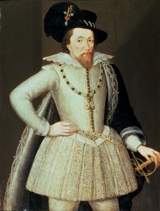 Jakub I, portret w połowie długości