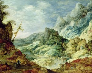 Krajobraz alpejski, ok. 1620