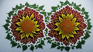 mandala: elementy kwiatu hibiskusa_02