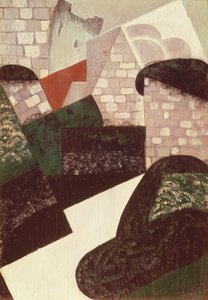 Krajobraz w Loches, 1916 (panel)