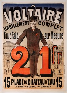 Plakat reklamujący "Wolter", ok. 1877 r.