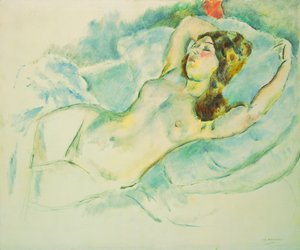 Naga kobieta leżąca; Leżąca naga kobieta, 1920-1925