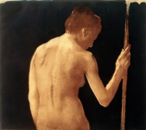 Käthe Kollwitz, kobiece plecy półnagie, 1901