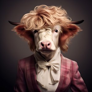 Highland Cow jako Marilyn Monroe 4