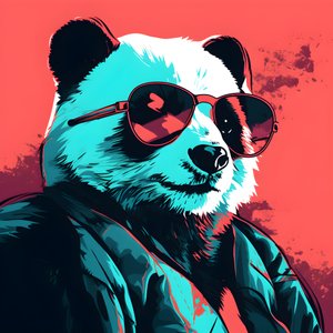Panda w okularach 4