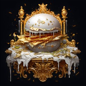 burger z białego marmuru 2