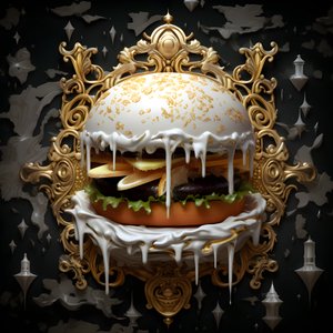 burger z białego marmuru 4