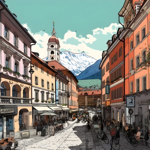 Innsbruck, rysunek 3