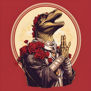 Zabójcza królowa modląca się T-Rex 1