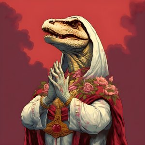 Zabójcza królowa modląca się T-Rex 3