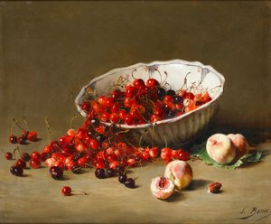Miska wiśni, ok. 1900