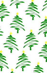 Funky Christmas Trees, 2017, media cyfrowe