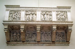 Zrekonstruowana Cantoria, ok. 1432-8 (marmur)