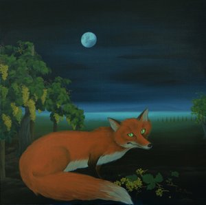 Moonlighting Wixen, 2016 olej na płótnie