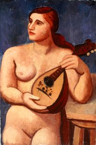 Akt z Mandoliną