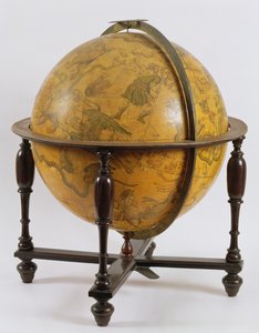 Globus niebieski, 1636 (drewno)