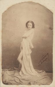 [Draped Stojący Akt], 1856-59.