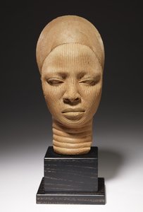Głowa Świątyni, Kultura Joruba, Nigeria (terakota)