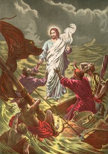 Jezus chodzi po wodzie