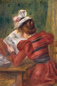 Młoda dziewczyna czytająca, 1897