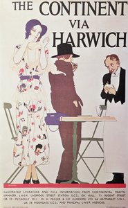 Kontynent Via Harwich (plakat)