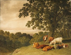 Pejzaż z bydłem, 1819