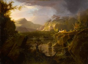 Pejzaż romantyczny, ok.1826 (olej na desce)