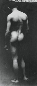 Stojący nago Samuel Murray, c. 1890-1892.