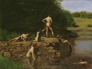 Otwór do pływania, 1885