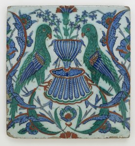 Płytka, Iznik, dynastia Ottomanów (ceramika)