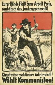 Komunistyczny plakat wyborczy KPD, ok. 1931