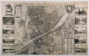 Mapa miasta Florencja