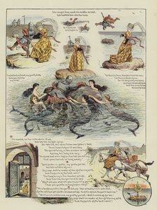 Dziwaczny rycerz (chromolitho)