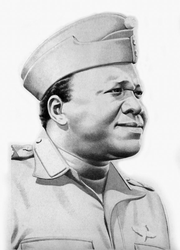 General Idi Amin of Uganda autorstwa English School