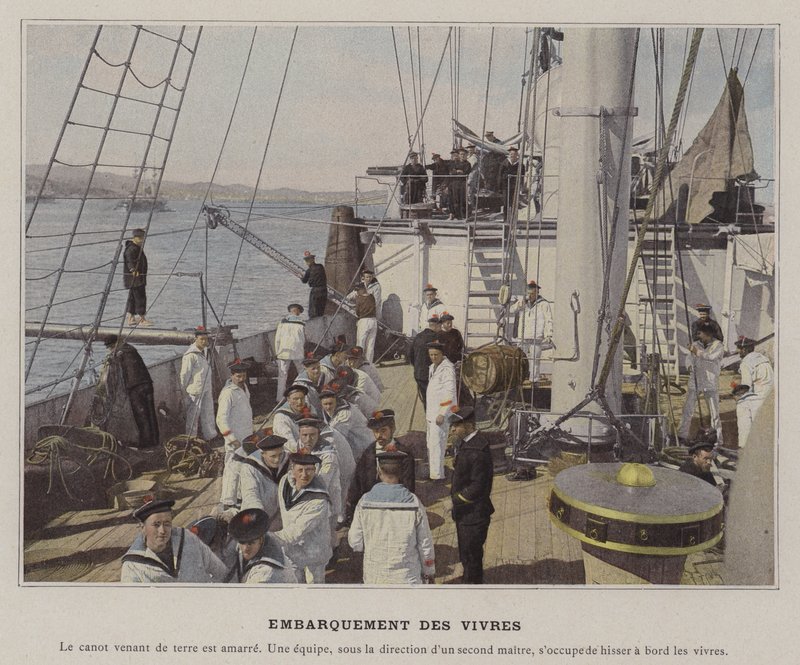 Jedzenie na wyżywienie (kolorowe zdjęcie) autorstwa (after) French Photographer
