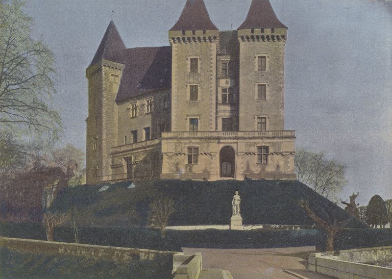 Pau, Le Chateau (kolorowe zdjęcie) autorstwa (after) French Photographer