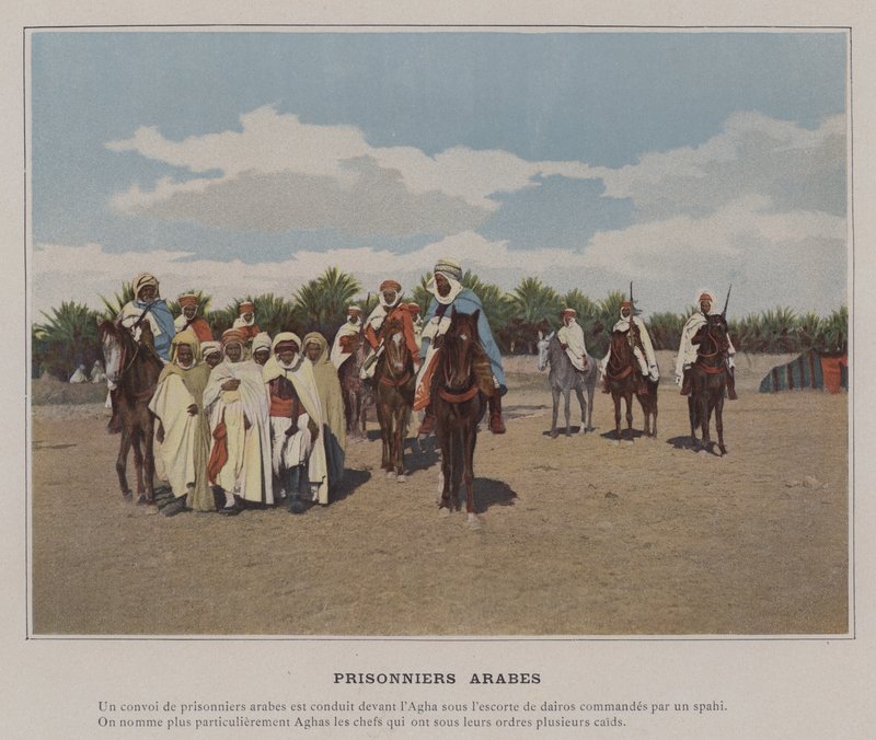 Więźniowie arabscy ​​(kolorowe zdjęcie) autorstwa (after) French Photographer