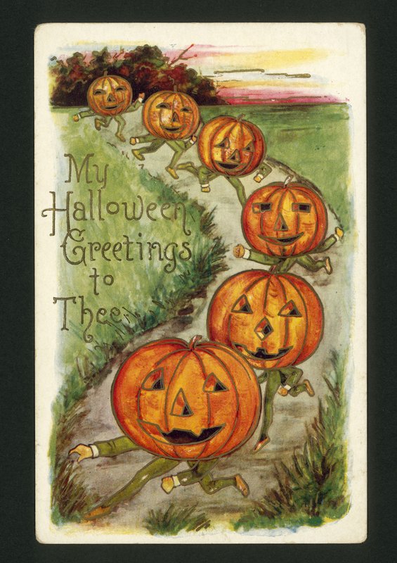 Kartka na Halloween autorstwa American School