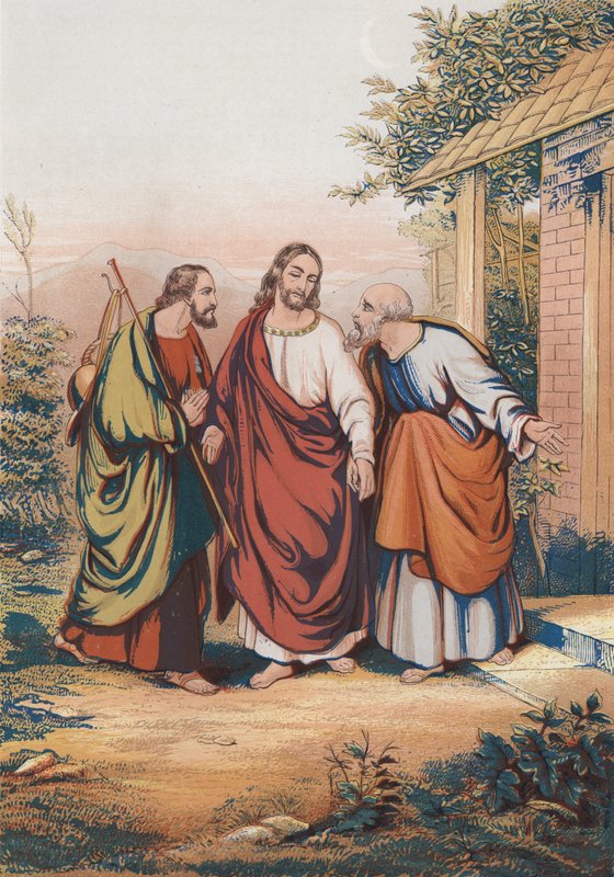 Chrystus, Jan i Piotr autorstwa English School