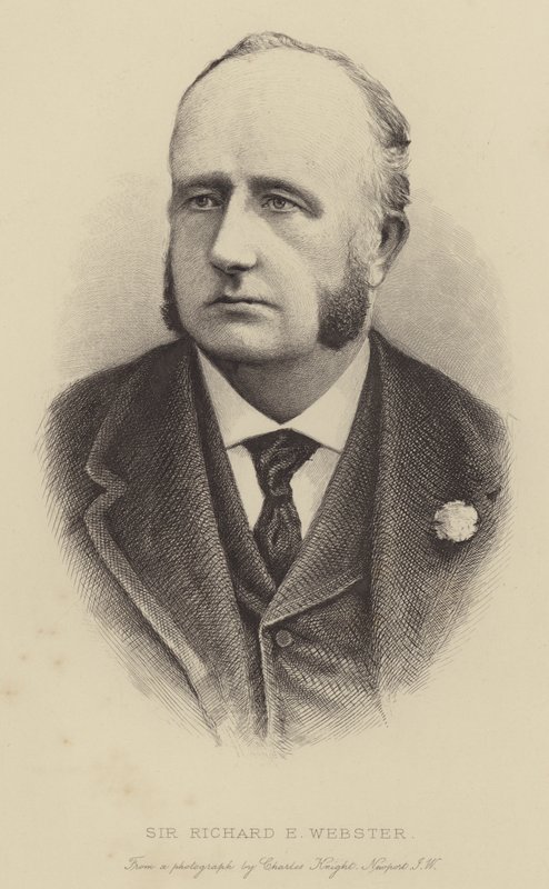 Sir Richard E Webster autorstwa English School